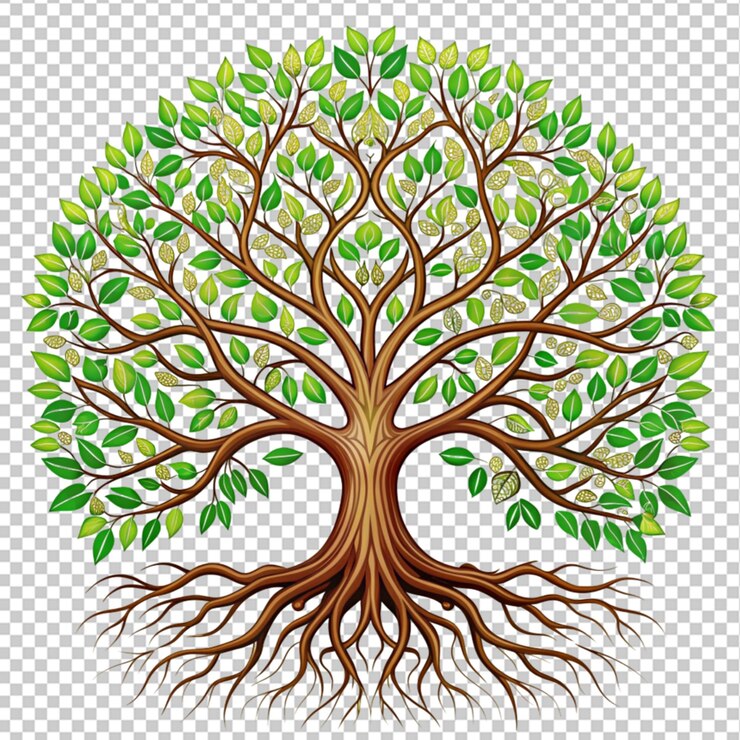 PSD de un árbol de la vida clipart39 en un fondo transparente