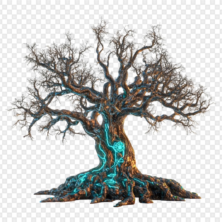 PSD el árbol de la vida del cyberpunk