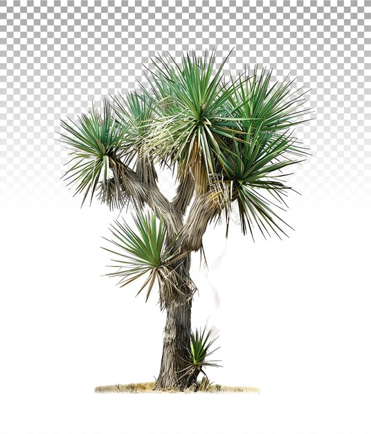 El árbol Yucca Thompsoniana aislado en un fondo despejado