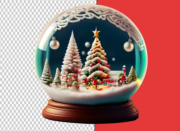 Arbre conceptuel du globe de Noël