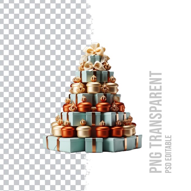 Arbre De Noël Transparent En Psd