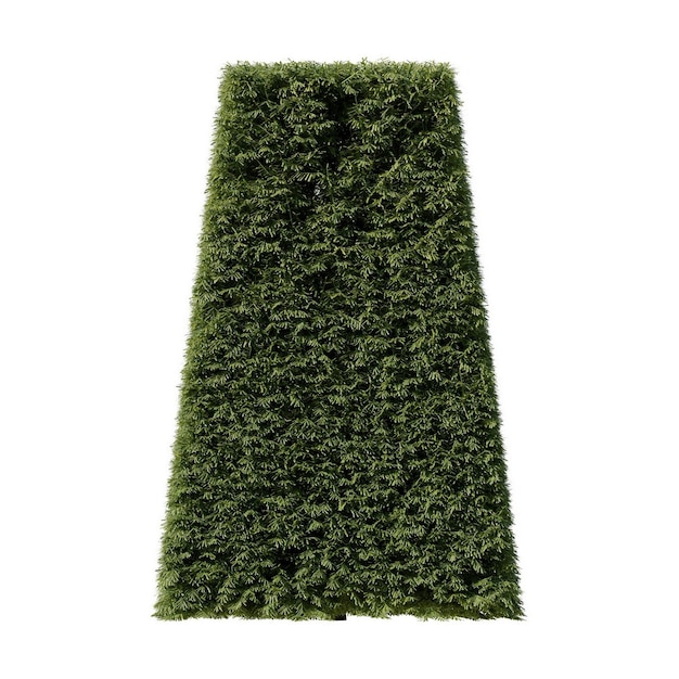 El arbusto de setos verdes