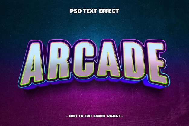 Arcade-Texteffekt