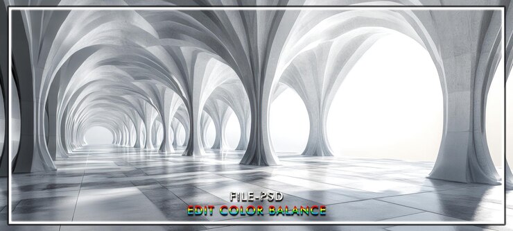 Archi di sala moderni design interno luminoso