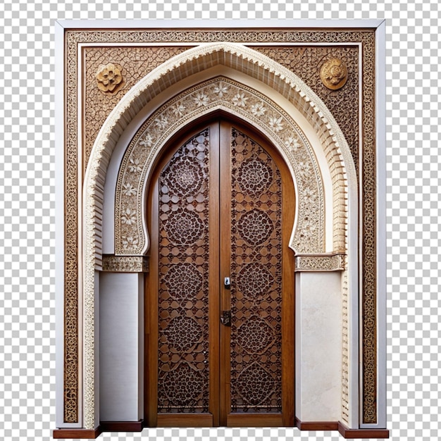 PSD architecture de porte marocaine complexe