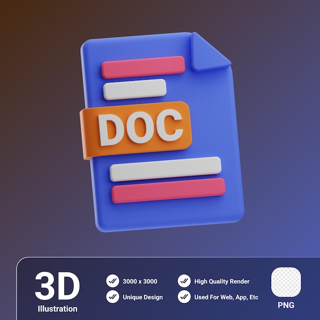 Archivo de objetos de recursos humanos Ilustración 3D