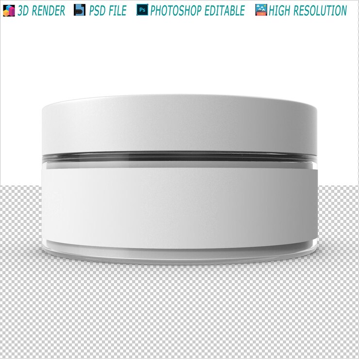 PSD el archivo psd 3d del producto cosmético