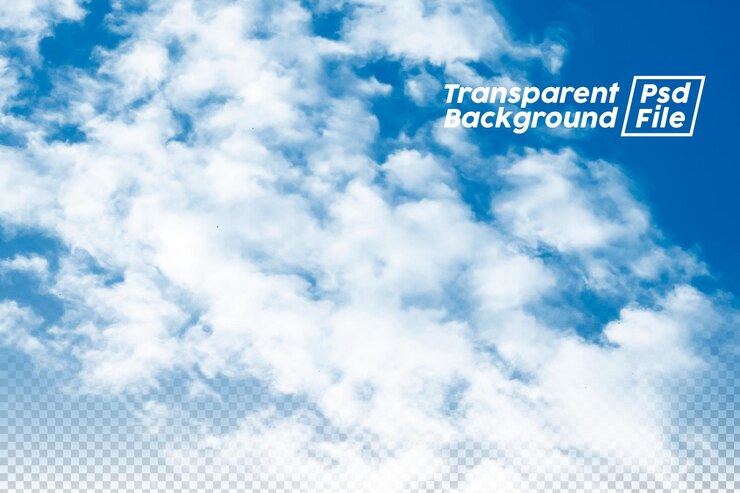 PSD el archivo psd de fondo transparente png de la nube