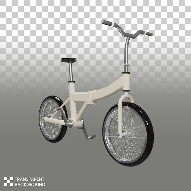 Archivo psd gratis ilustración de bicicleta 3d