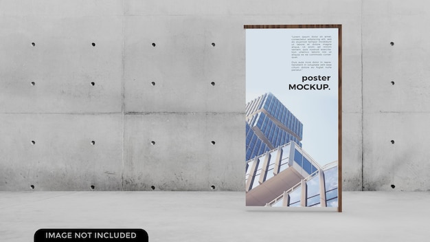 Archivo PSD Gratis maquetas de vallas publicitarias escena 3d