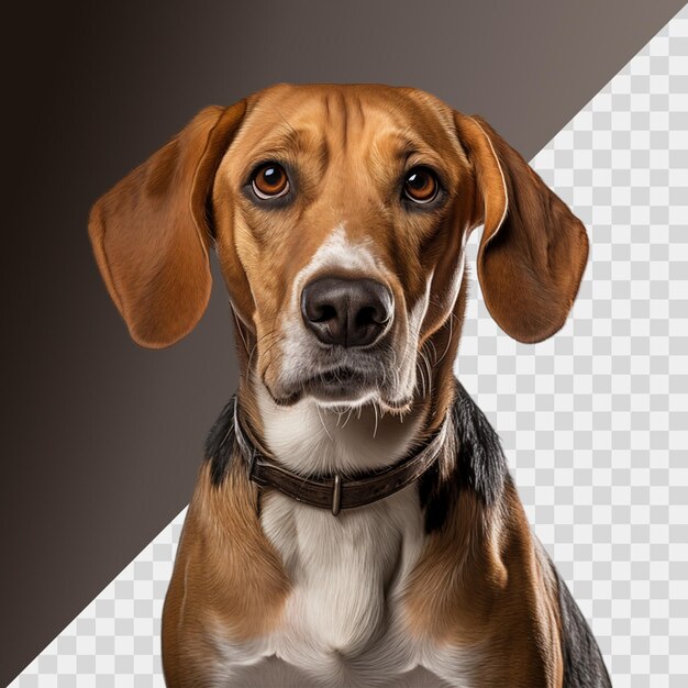 El archivo psd del perro american foxhound