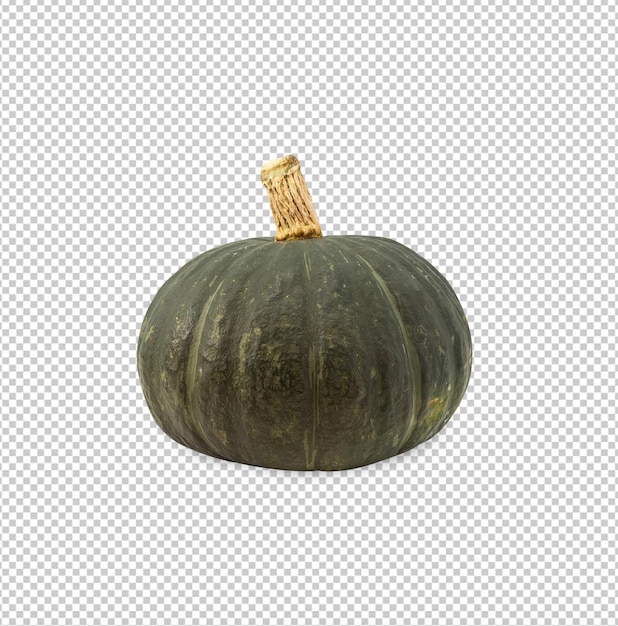 Archivo Psd de recorte de calabaza verde