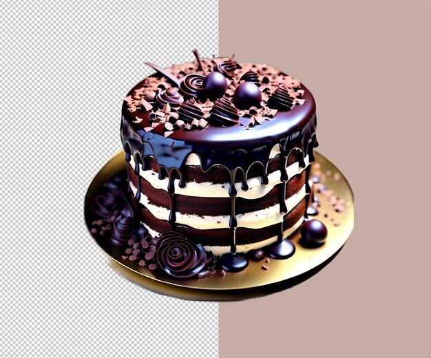 Archivos psd de renderización 3d de pasteles y plantillas de diseños de pasteles