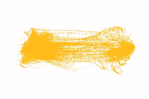 Arco abstrato de traço amarelo