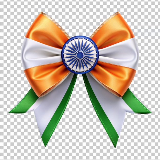 PSD arco de la bandera de la india en un fondo transparente