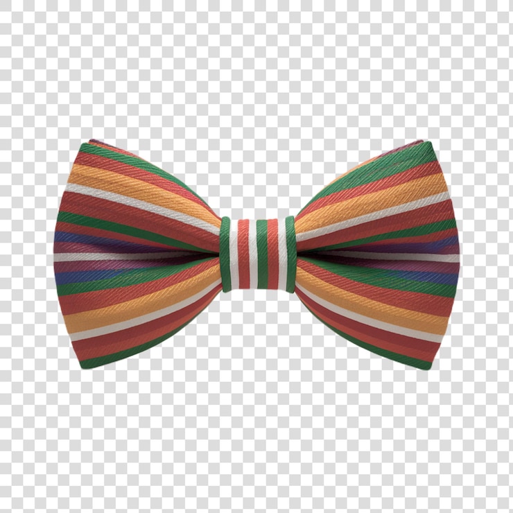PSD un arco colorido con diferentes colores en un fondo transparente