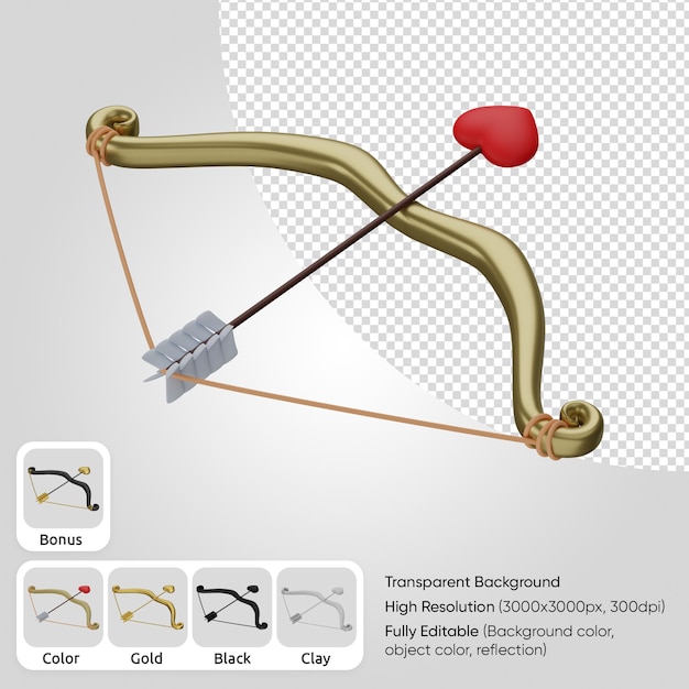 arco de cupido 3d