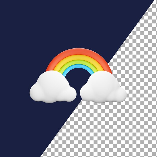 PSD el arco iris en 3d