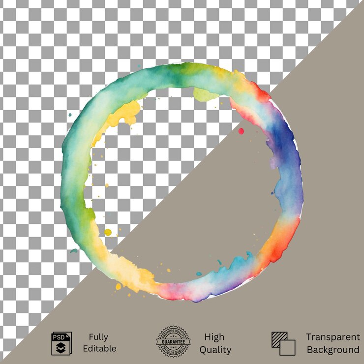 PSD el arco iris de colores