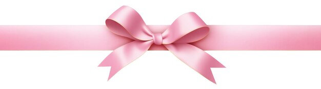 PSD arco rosa elegante con cintas extendidas en psd transparente