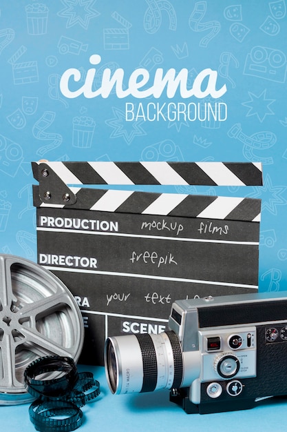 Ardesia e macchina fotografica del cinema