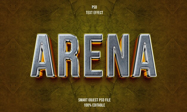 PSD arena-texteffekt