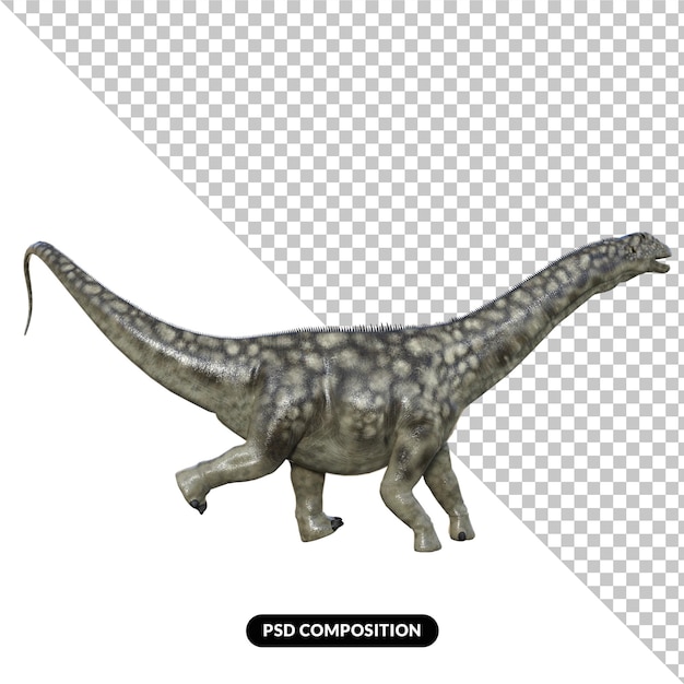 Argentinosaurus dinosaurier isoliert dinosaurier 3d rendern