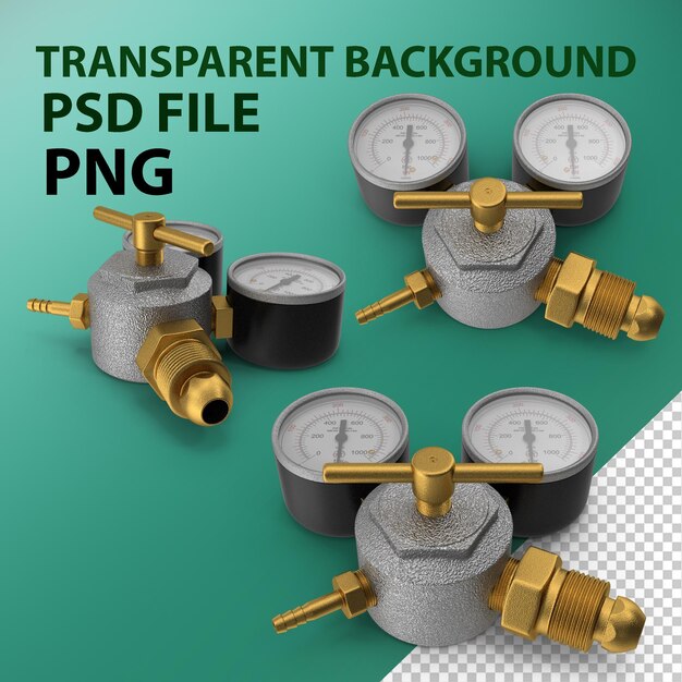 PSD argon-co2-doppeldruckregulator png