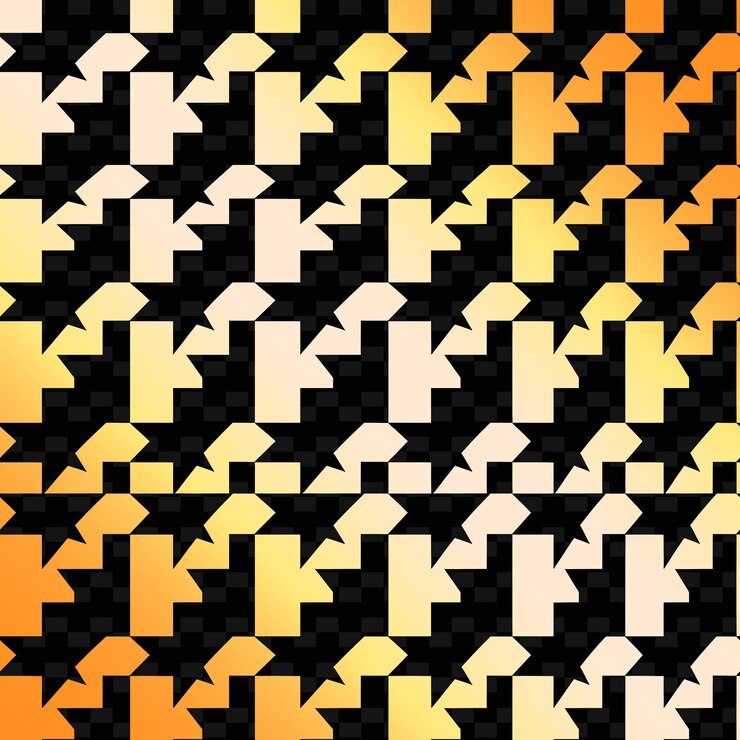 PSD aristocratic houndstooth pattern with helicopter icon and ab nature inspired abstract outline art
