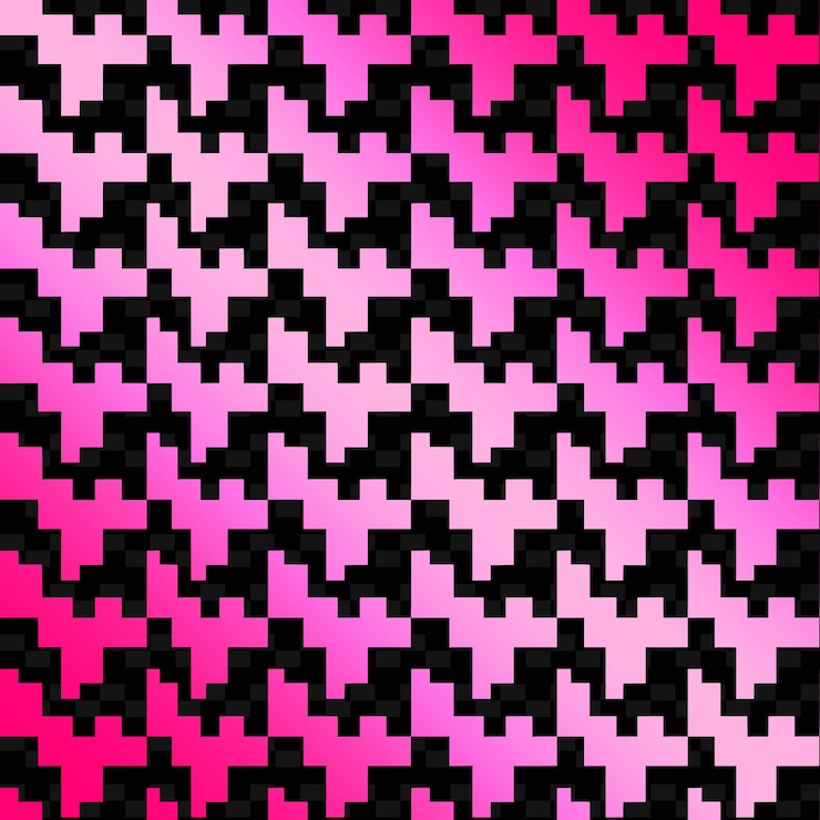 PSD aristocratic houndstooth pattern with helicopter icon and ab nature inspired abstract outline art