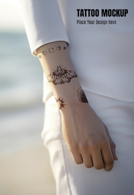 PSD arm-tattoo-mockup-design