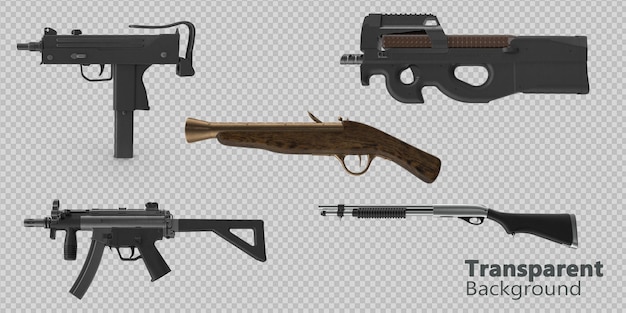 armas em fundo transparente