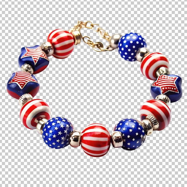 PSD armband mit dem thema der usa-flagge