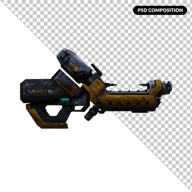 Armes Max effet rendu 3d isolé