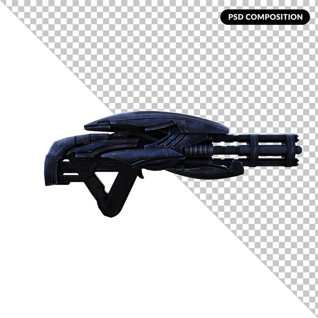 Armes Max effet rendu 3d isolé