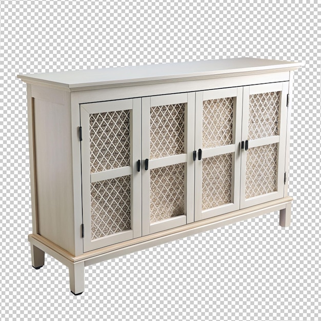 PSD armoire de console sur un fond transparent