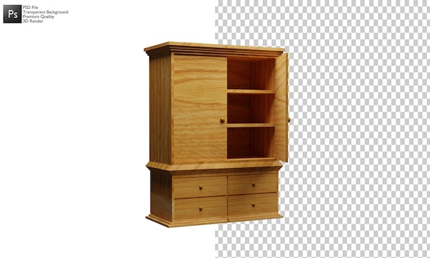 Armoire illustration conception 3d