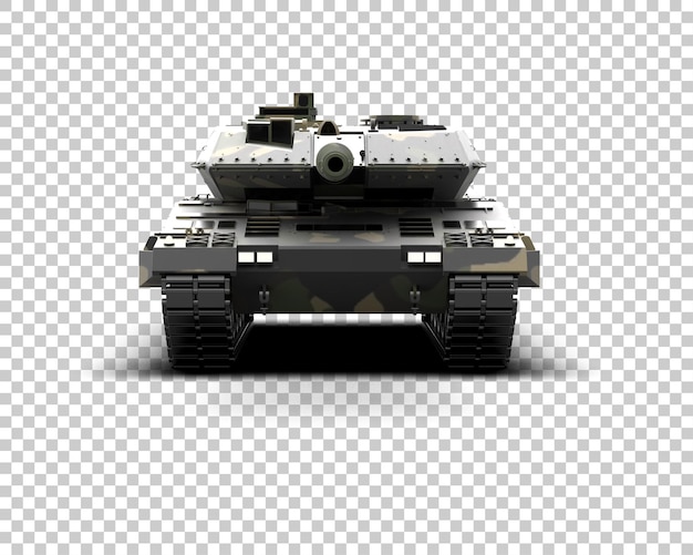 Armored tank building isolated on background 3d rendering illustration