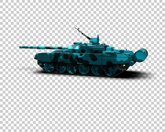 Armored tank building isolated on background 3d rendering illustration