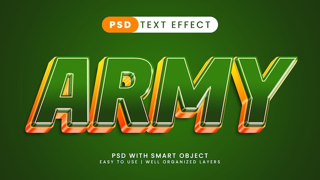 army military text effect editable camouflage and soldier text style