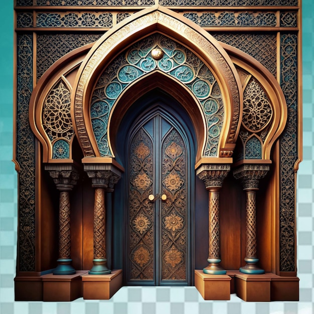 PSD arquitectura de puertas islámicas