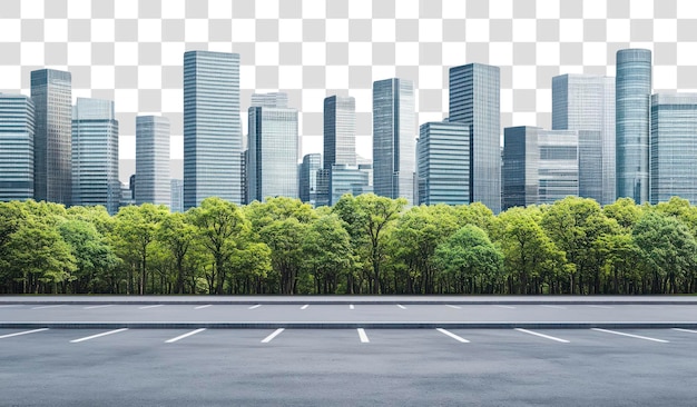 Arquitetura moderna da paisagem urbana de PNG arranha-céus edifícios