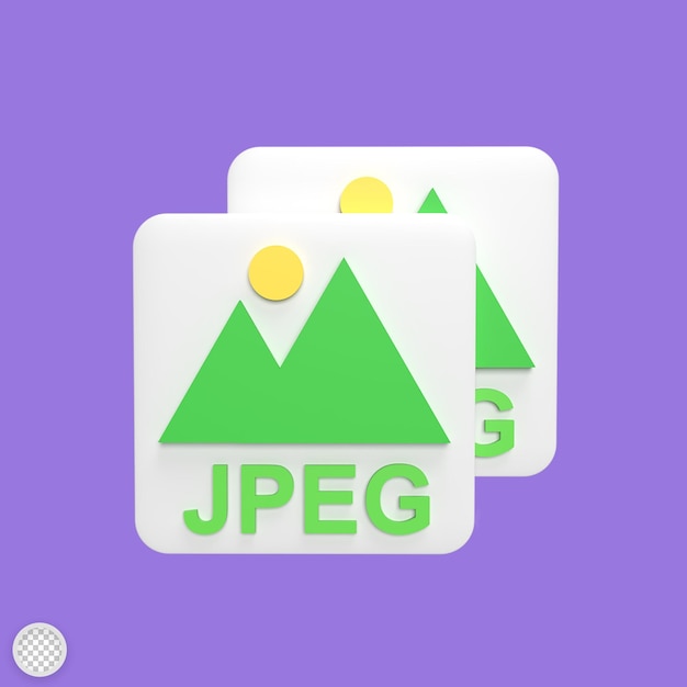 PSD arquivo jpeg 3d ícone modelo conceito de estilo de desenho animado render ilustração