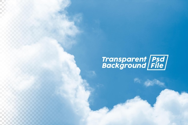 Arquivo Psd de fundo transparente Png em nuvem