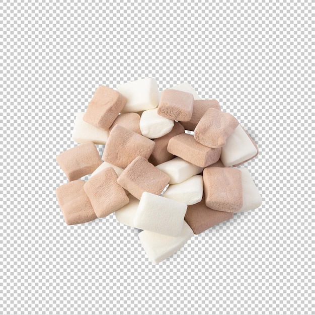 Arquivo PSD de recorte de marshmallow