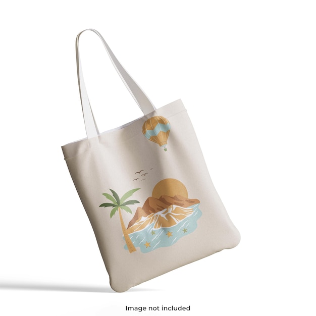 Arquivo PSD editável de maquete de bolsa de Tote para design de apresentação