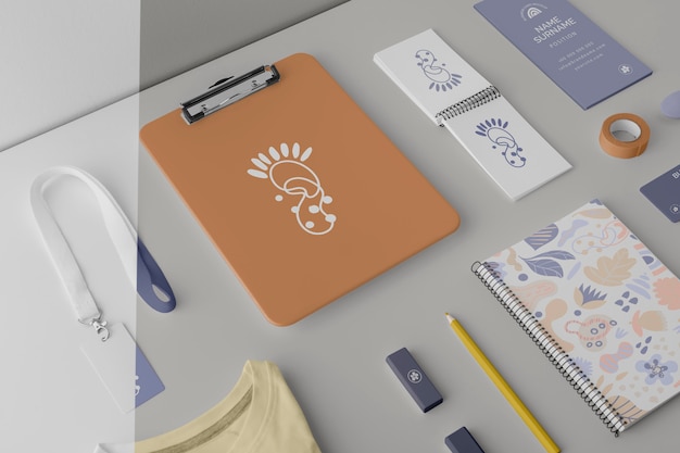 PSD arrangement abstrait de produits de marchandise