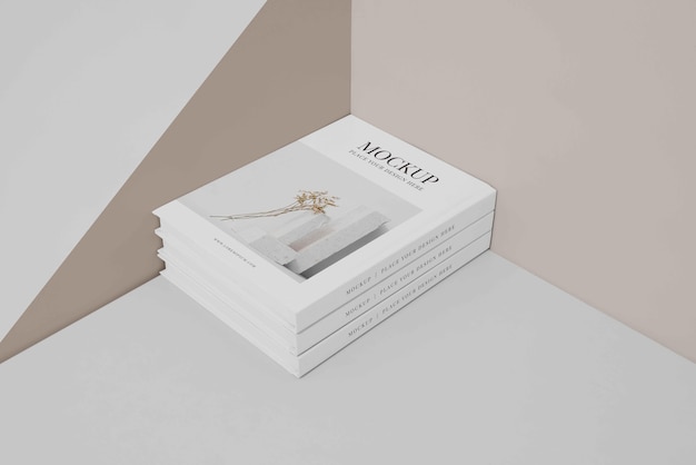 Arranjo da capa do livro de mock-up