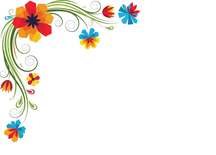 PSD arranjo floral vibrante