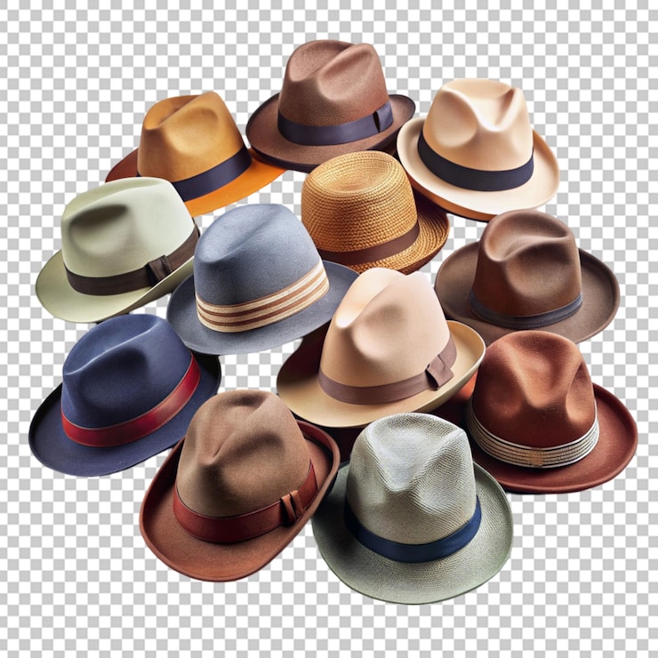 PSD arreglo de sombrero fedora